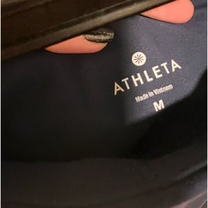 Athleta navy blue capri leggings size medium